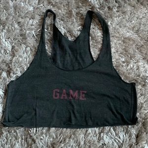 Gamecocks cropped tank top